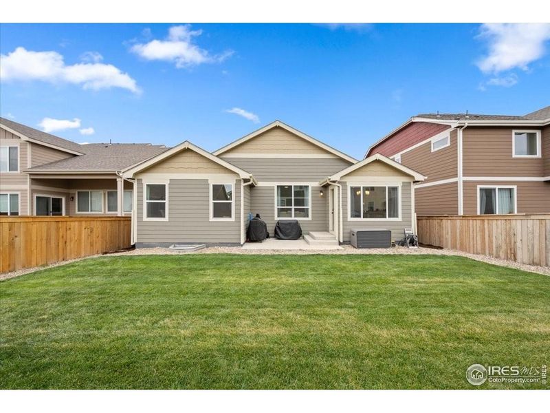 Exterior details and patio area of a home in Hidden Valley, Severance (Image 4).