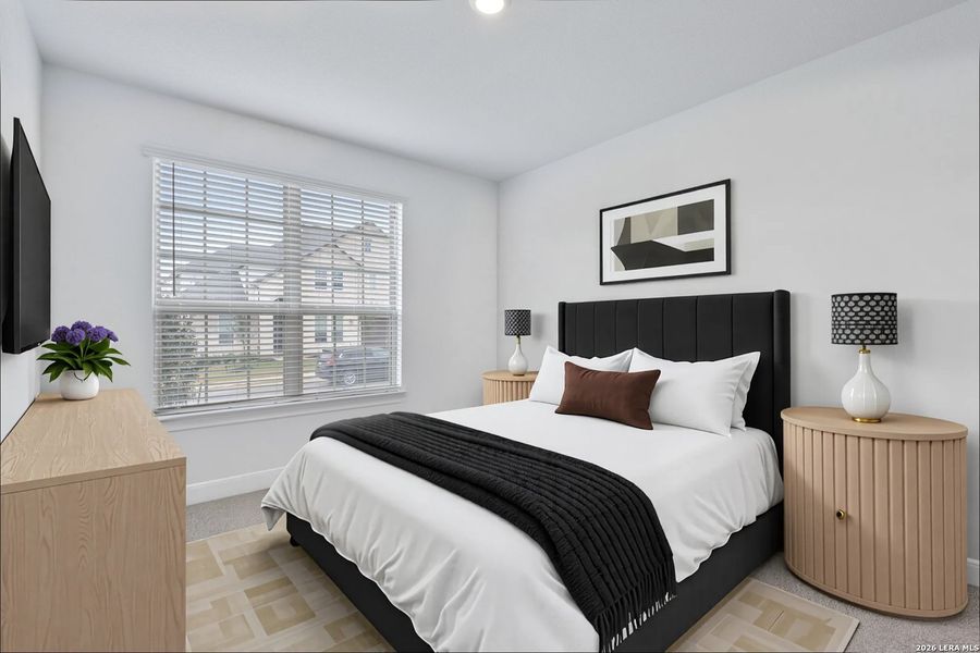 Furnished interior view inside a new home in Davis Ranch, San Antonio (Image 30).