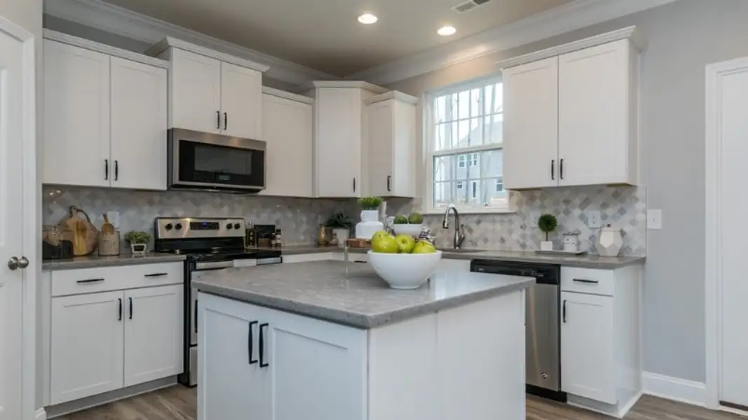 Representative furnished interior of a home built from the Devon by DRB Homes in McBride, Indian Trail (Image 9).