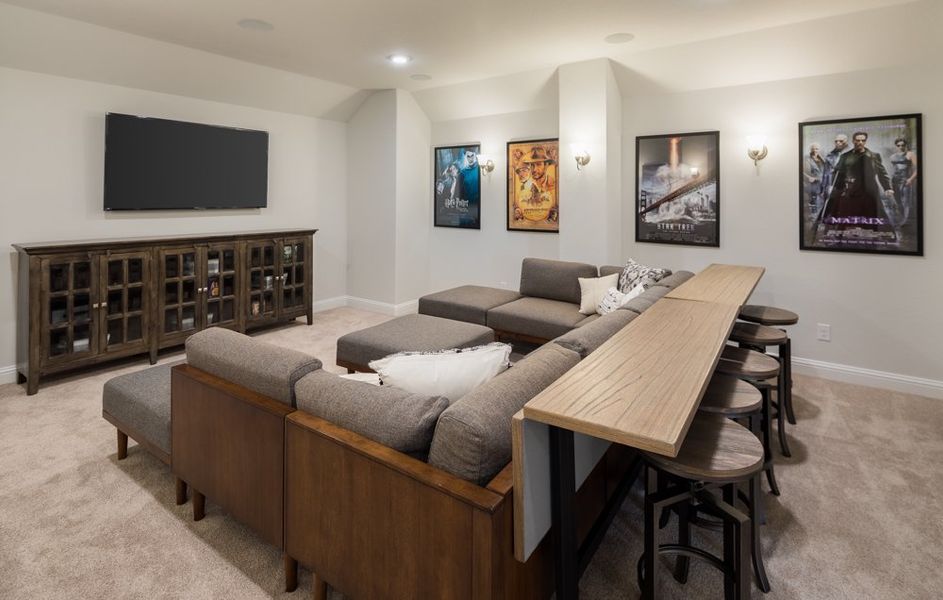 Furnished interior view inside a new home in ARTAVIA, Conroe (Image 14).