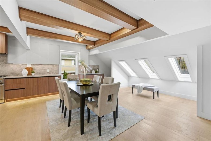 Furnished interior view inside a new home in , Brookhaven (Image 14).