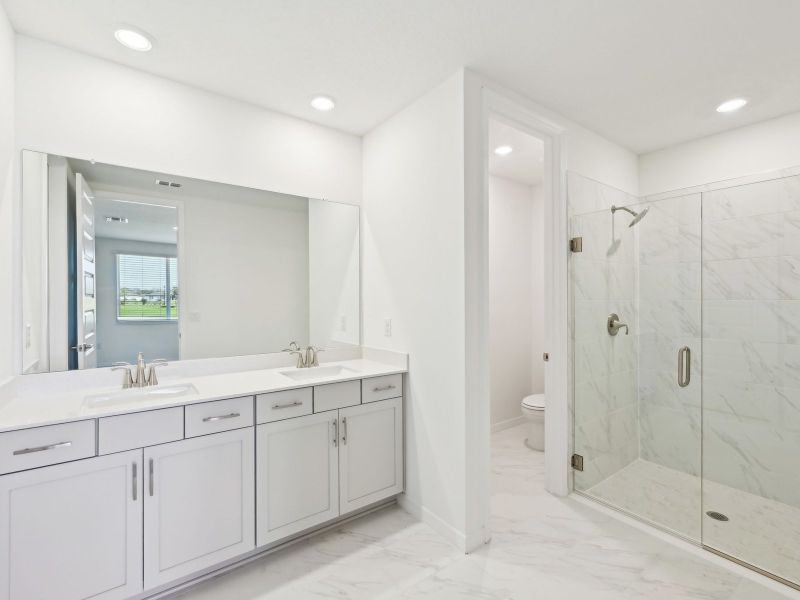 Furnished interior view inside a new home in Oakfield Trails - Signature Series, Parrish (Image 5).