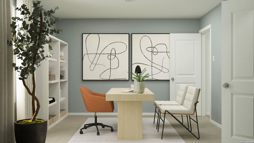 Furnished interior view inside a new home in , Marion (Image 29).