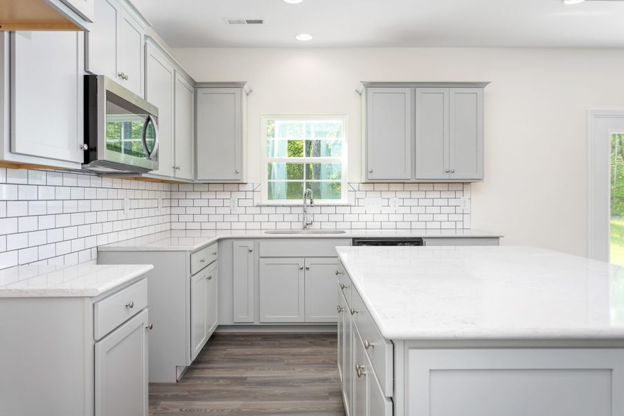 Representative furnished interior of a home built from the Fairfield by Keystone Homes NC in Royal Pines, Trinity (Image 12).