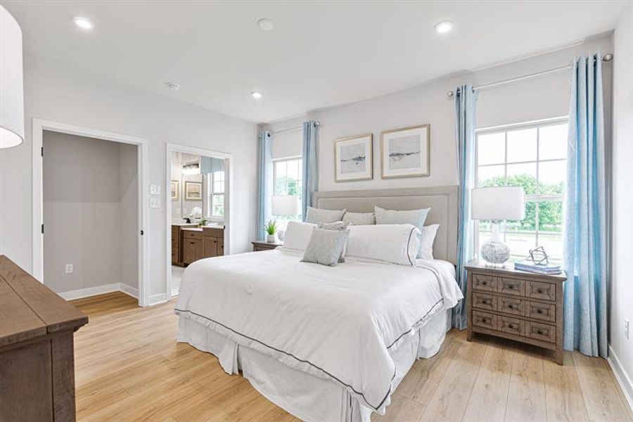 Representative furnished interior of a home built from the Anderson by Ryan Homes in Canterbrook Farms, Fountain Inn (Image 32).