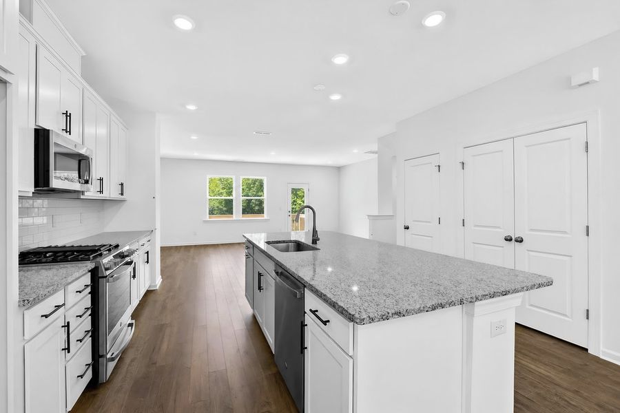 Furnished interior view inside a new home in Silverstone, Knightdale (Image 6).