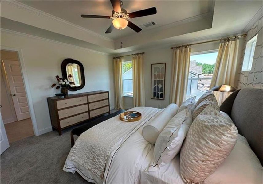 Furnished interior view inside a new home in Mulberry Summit, Flowery Branch (Image 11).