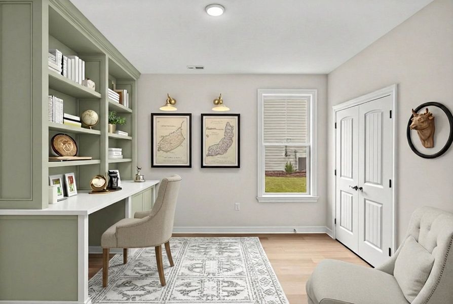 Furnished interior view inside a new home in Waterbridge, Myrtle Beach (Image 11).