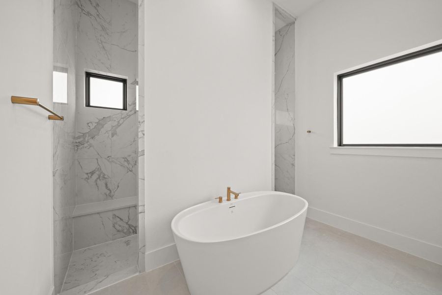 Furnished interior view inside a new home in Bridgeland, Cypress (Image 13).