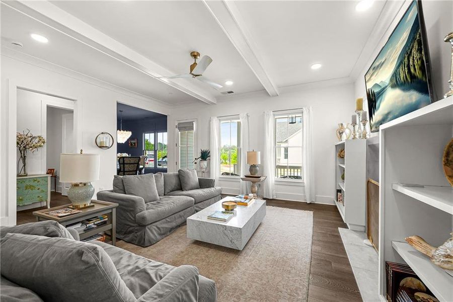 Furnished interior view inside a new home in , Milton (Image 8).