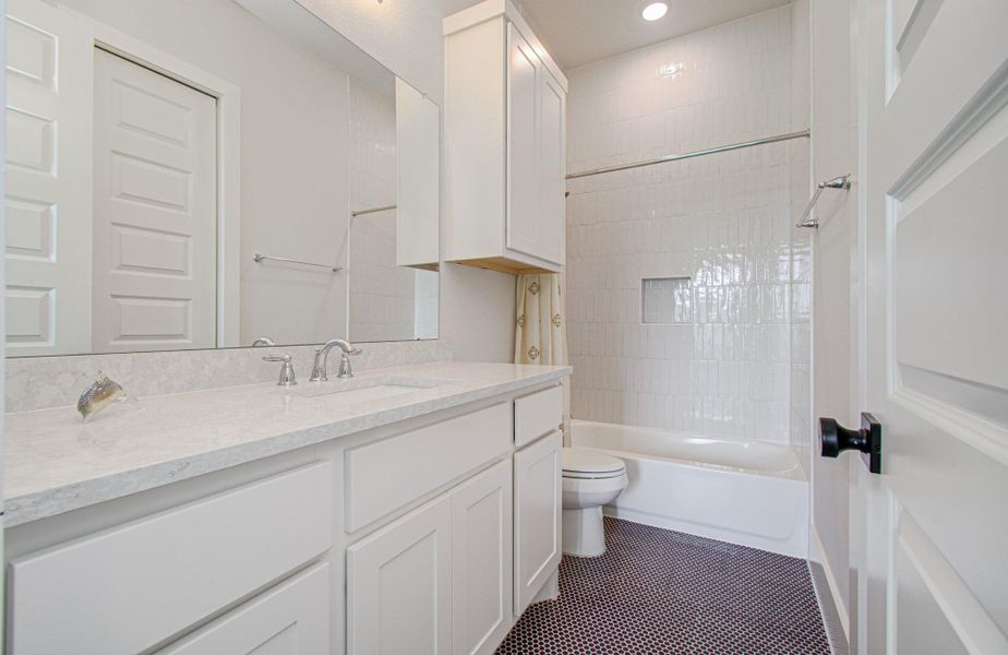 Furnished interior view inside a new home in , Manvel (Image 42).