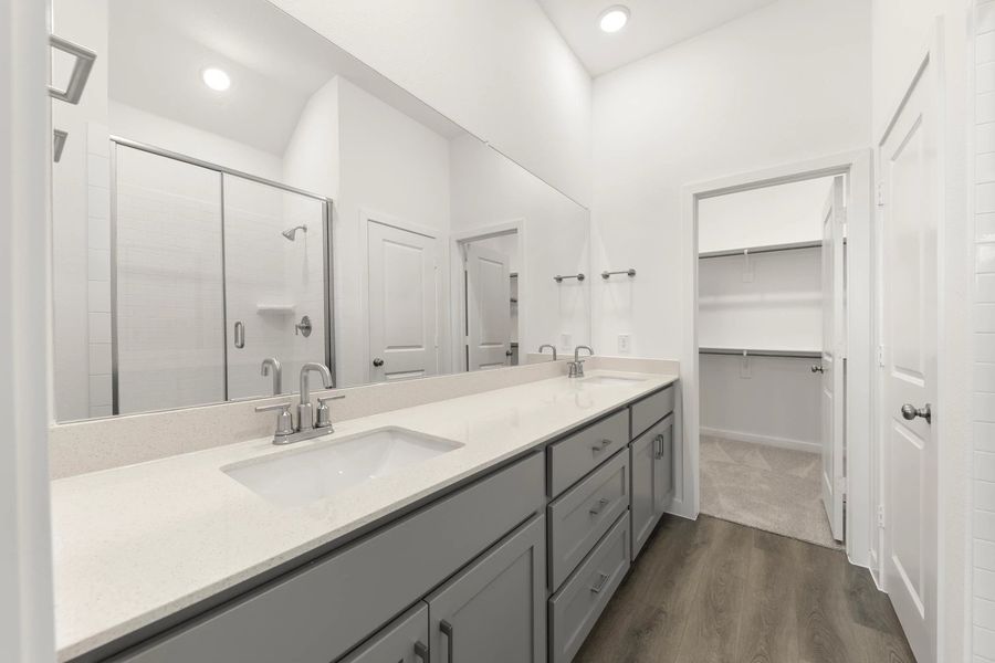 Primary Bathroom featuring the Milan Collection Primary Bathroom featuring the Milan Collection