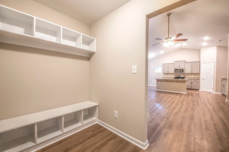 Representative furnished interior of a home built from the Bayhill A by JC Jackson Homes,LLC in Heritage Pointe, Newport (Image 8).