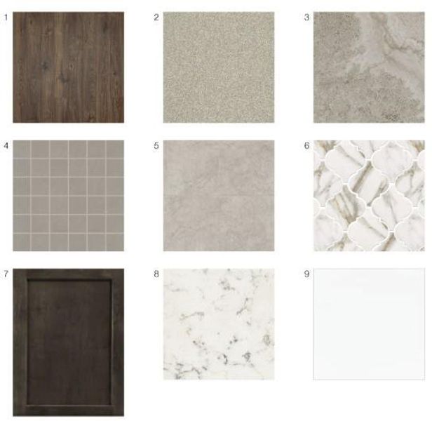Sample of building materials used in homes in Towson Village, Peachtree City (Image 4). Sample of building materials used in homes in Towson Village, Peachtree City (Image 4).