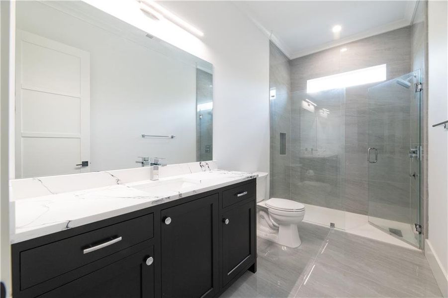 Furnished interior view inside a new home in , Acworth (Image 42).