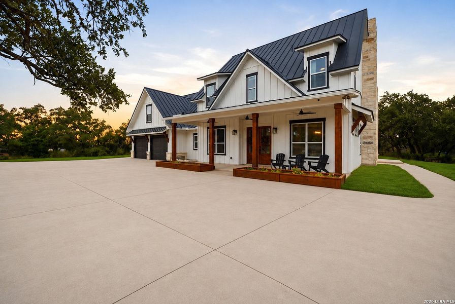 Front exterior of a new home in , San Antonio, TX, highlighting curb appeal (Image 1). Front exterior of a new home in , San Antonio, TX, highlighting curb appeal (Image 1).