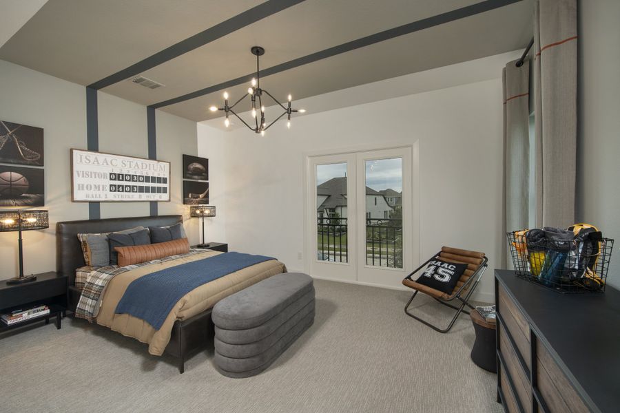 Furnished interior view inside a new home in Bridgeland, Cypress (Image 16).