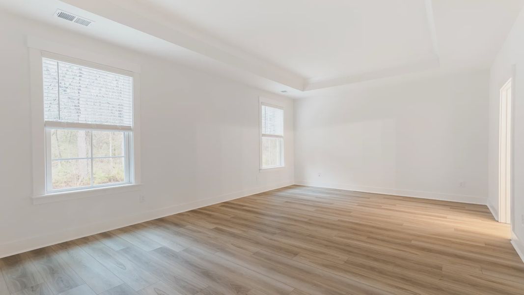 Furnished interior view inside a new home in Creekside at Andrews, Summerville (Image 18).