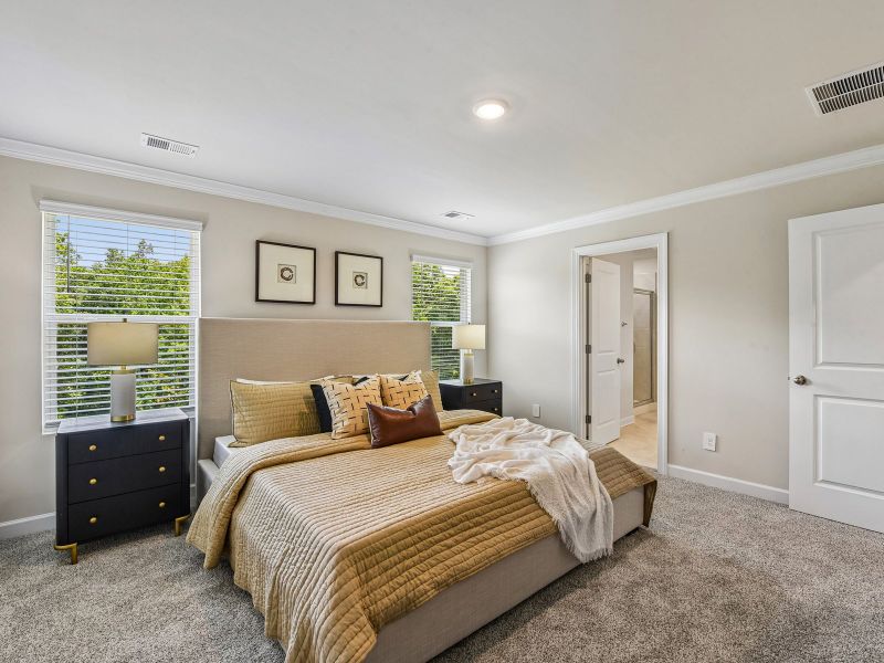 Furnished interior view inside a new home in Seattle Crossing, Shelby (Image 9).