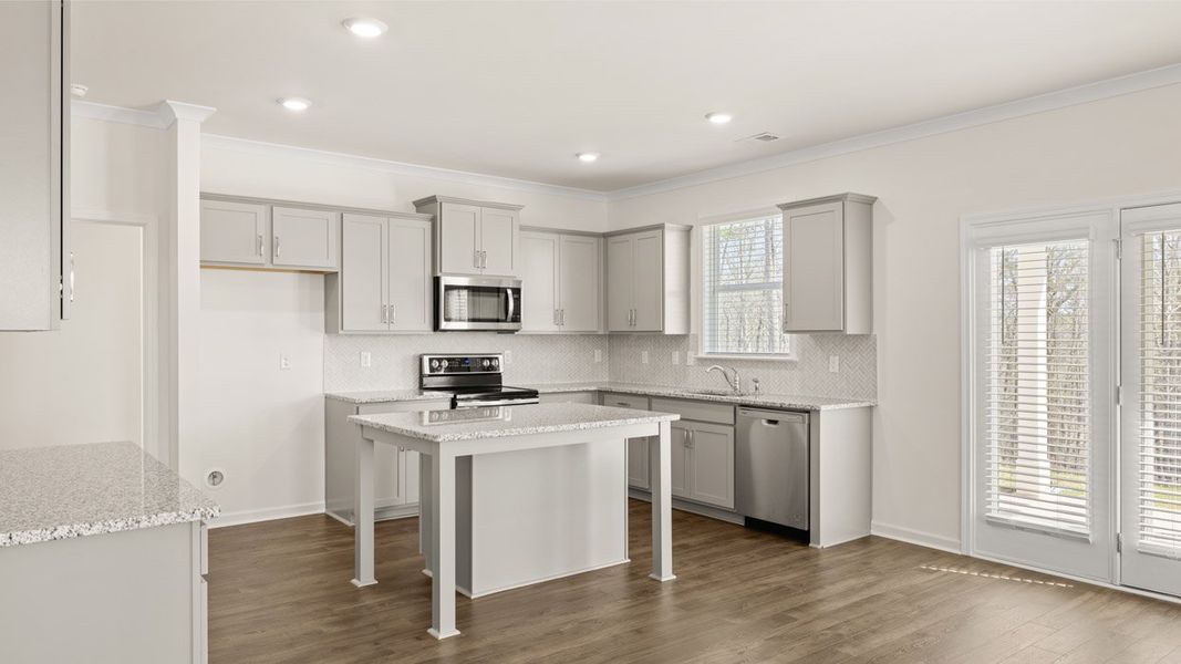 Furnished interior view inside a new home in The Abbey at Trolley Run Station, Aiken (Image 6).