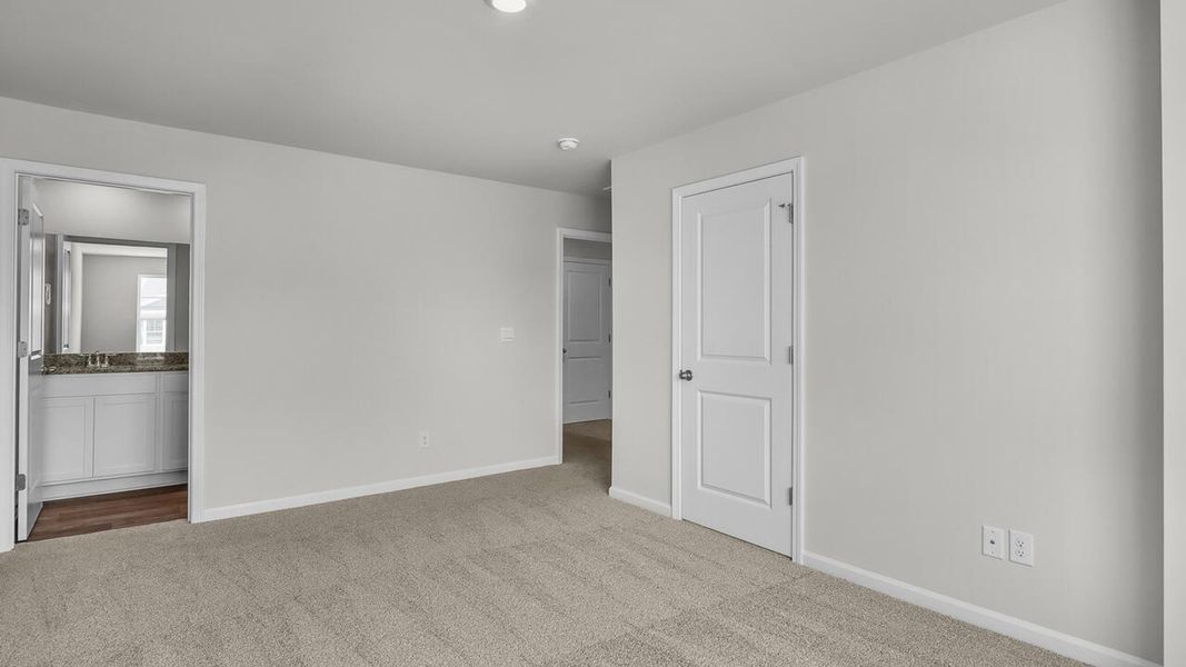 Spacious, unfurnished interior of a new home in Townes at Seabrooke, Leland (Image 21).