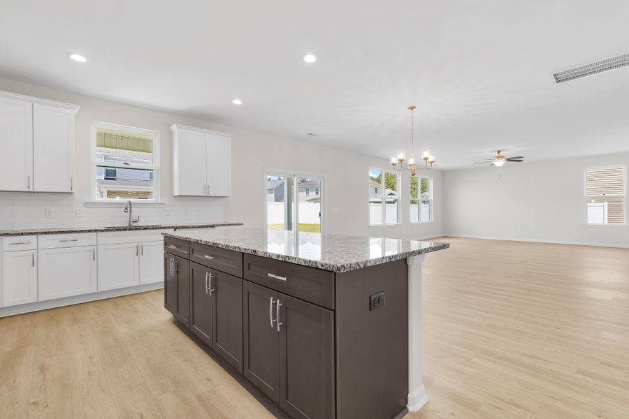 Furnished interior view inside a new home in Camden Crossing, Savannah (Image 6).
