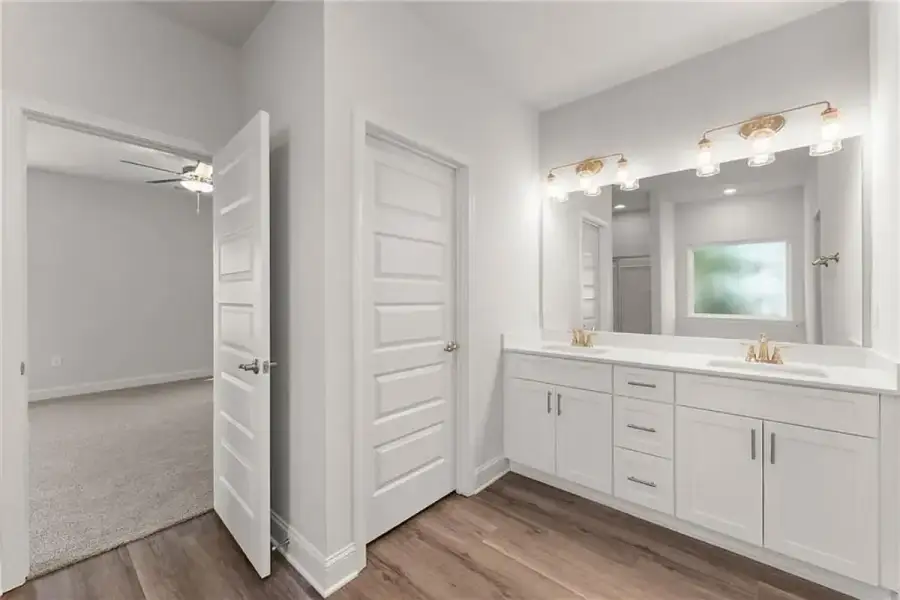 Representative furnished interior of a home built from the 1709 by Adams Homes in Ham Farm, La Grange (Image 13).