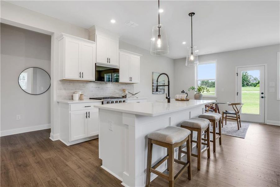 Furnished interior view inside a new home in Easton Walk, Lawrenceville (Image 8).