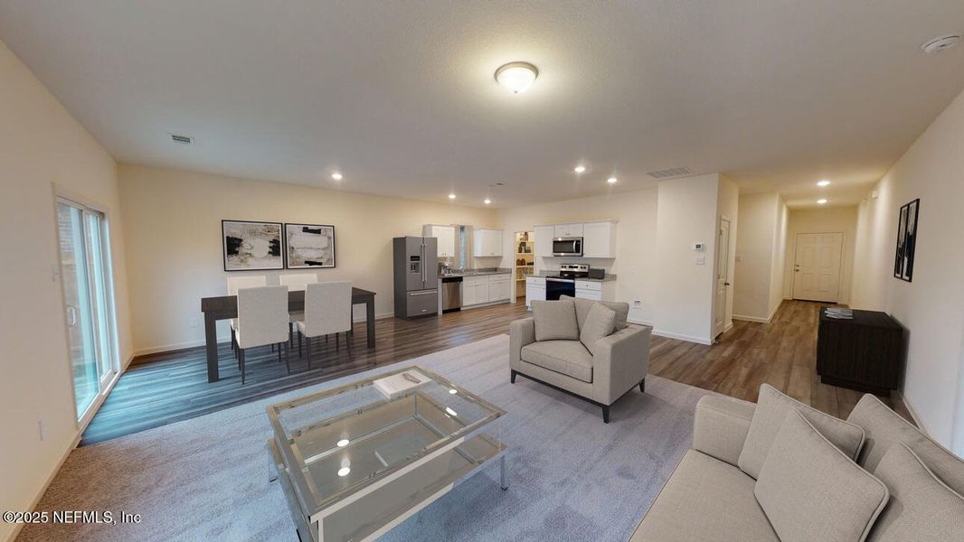 Furnished interior view inside a new home in , Palm Coast (Image 2).