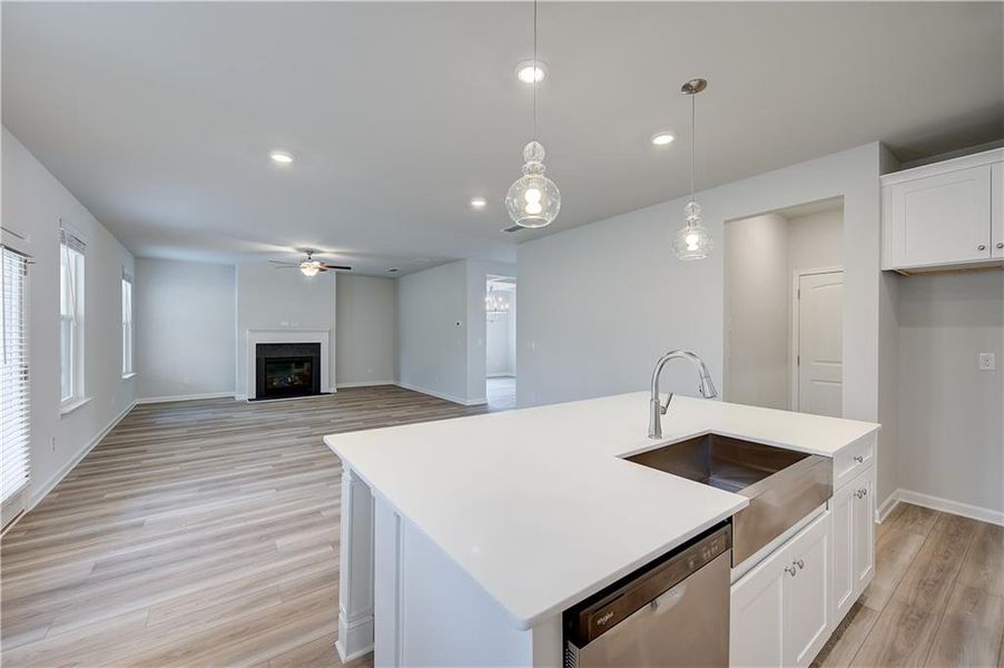 Furnished interior view inside a new home in Hamilton Lakes, Lawrenceville (Image 7).