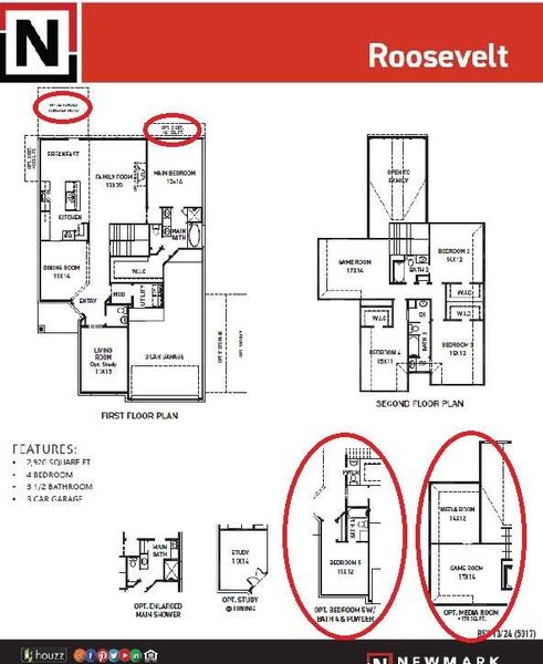 2D floor plan layout of this home in Sienna Village of Anderson Springs 50', Missouri City, TX (Image 1). 2D floor plan layout of this home in Sienna Village of Anderson Springs 50', Missouri City, TX (Image 1).