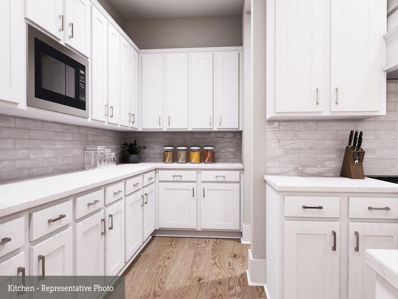 Furnished interior view inside a new home in Easthaven at Bridgeland Central - Horizon Collection, Cypress (Image 6).