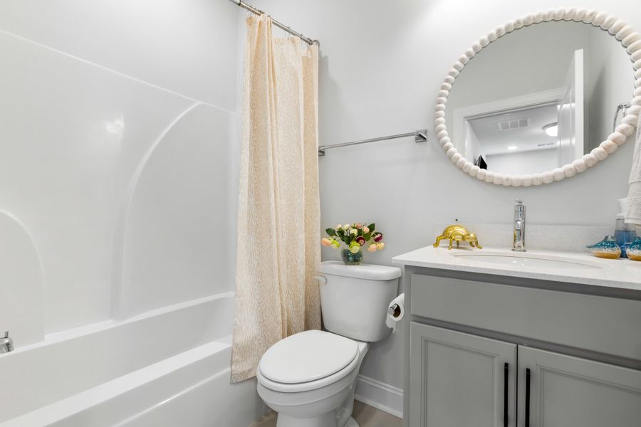 Furnished interior view inside a new home in Oak Bluff, Charleston (Image 31).