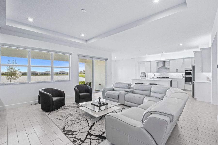 Furnished interior view inside a new home in , Port St. Lucie (Image 29).