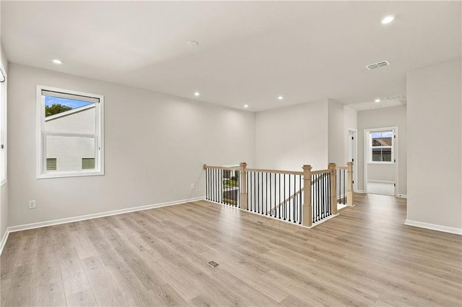 Spacious, unfurnished interior of a new home in The Paddocks at Doc Hughes, Buford (Image 54). Spacious, unfurnished interior of a new home in The Paddocks at Doc Hughes, Buford (Image 54).