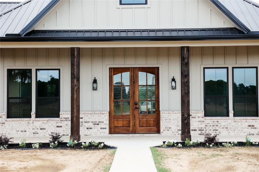 Exterior details and patio area of a home in , Bonham (Image 3). Exterior details and patio area of a home in , Bonham (Image 3).