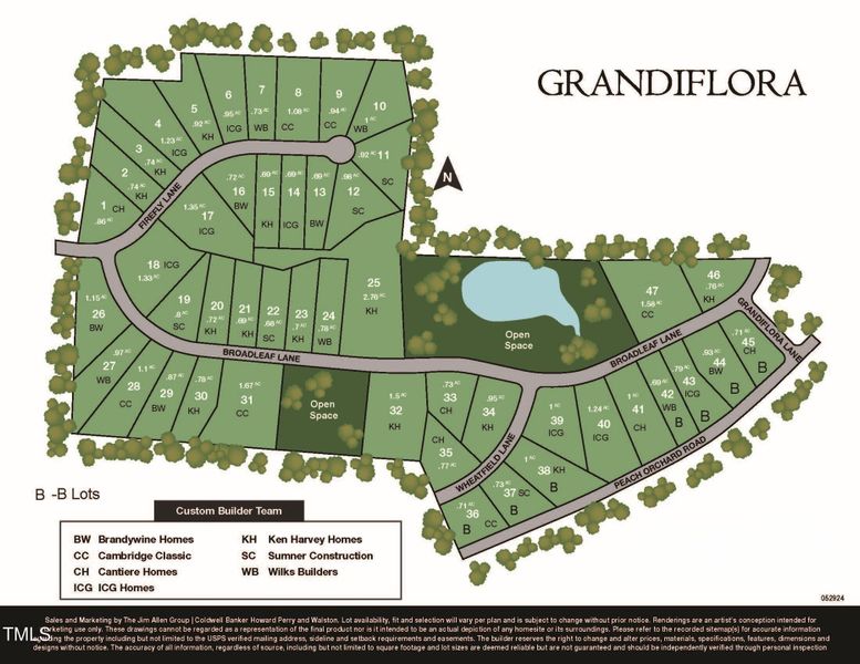 Grandiflora Marketing Map