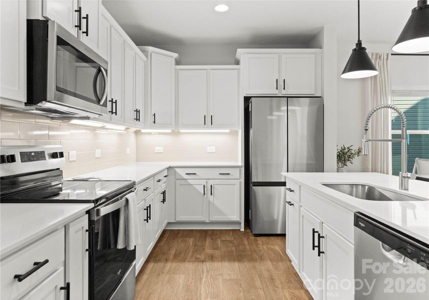 Furnished interior view inside a new home in , Statesville (Image 5). Furnished interior view inside a new home in , Statesville (Image 5).