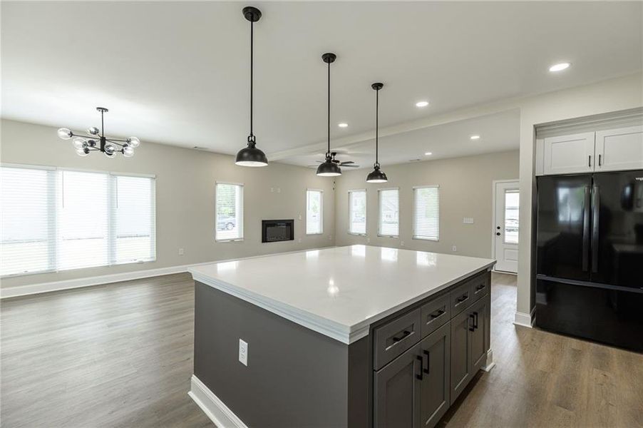 Furnished interior view inside a new home in , Toccoa (Image 10).