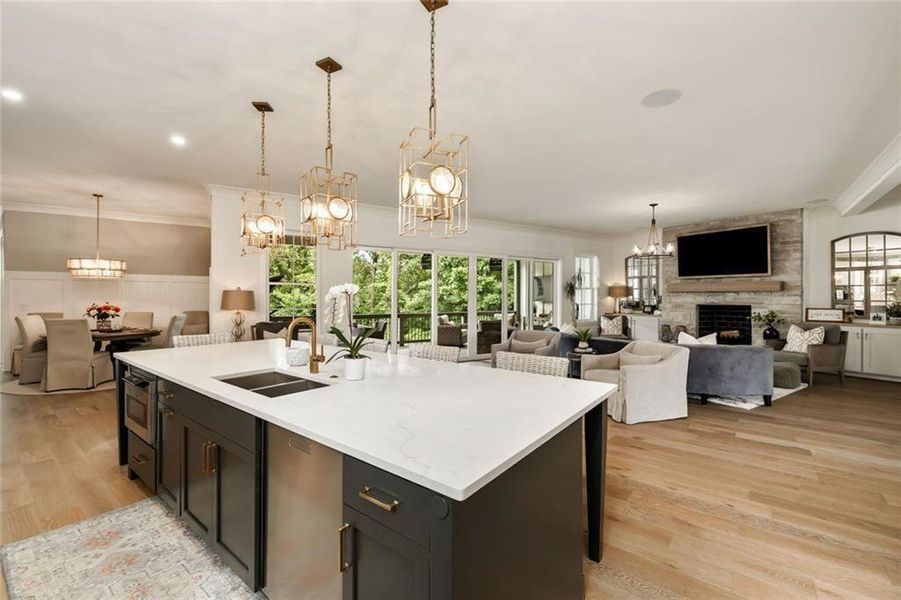 Furnished interior view inside a new home in , Gainesville (Image 45).