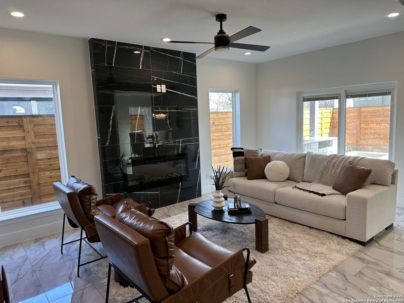 Furnished interior view inside a new home in , San Antonio (Image 35).