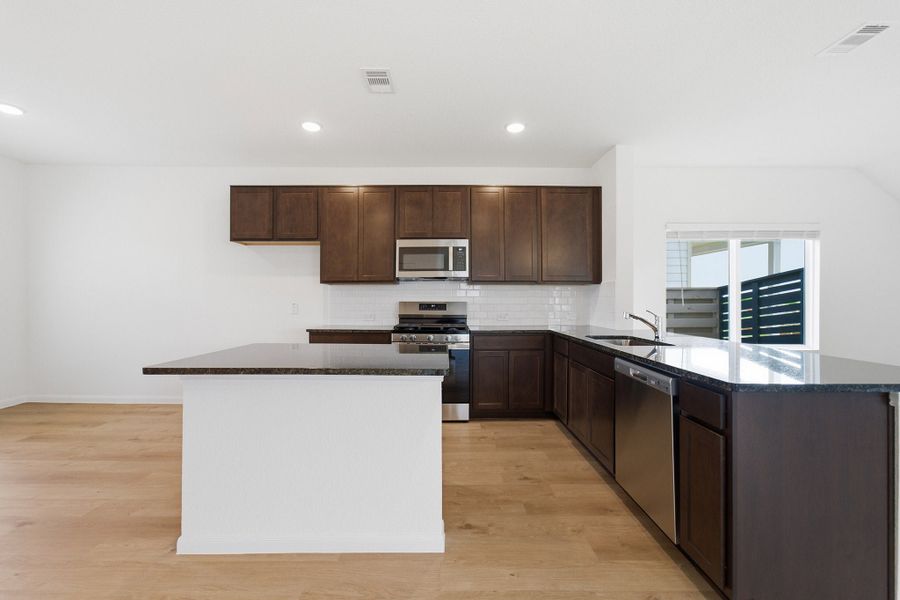Furnished interior view inside a new home in Austin Point, Richmond (Image 11).