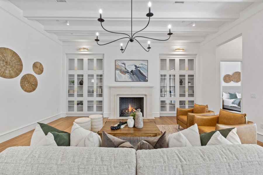 Furnished interior view inside a new home in , Austin (Image 12).