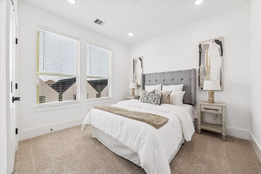 Furnished interior view inside a new home in Paul Quinn Heights, Houston (Image 18).