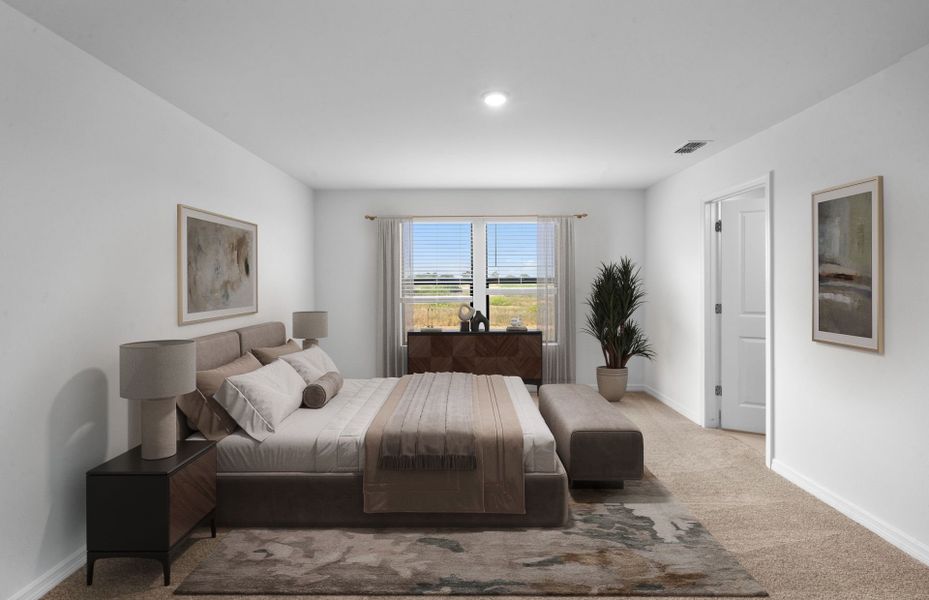 Furnished interior view inside a new home in Whispering Lakes, Lehigh Acres (Image 10).