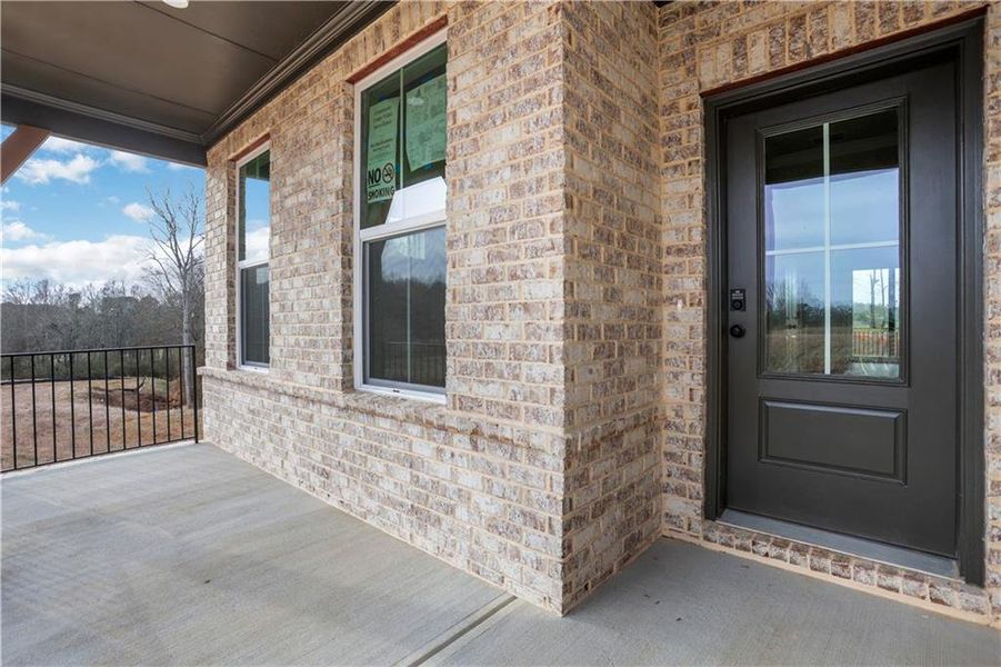 Exterior details and patio area of a home in Acacia, Cumming (Image 27). Exterior details and patio area of a home in Acacia, Cumming (Image 27).