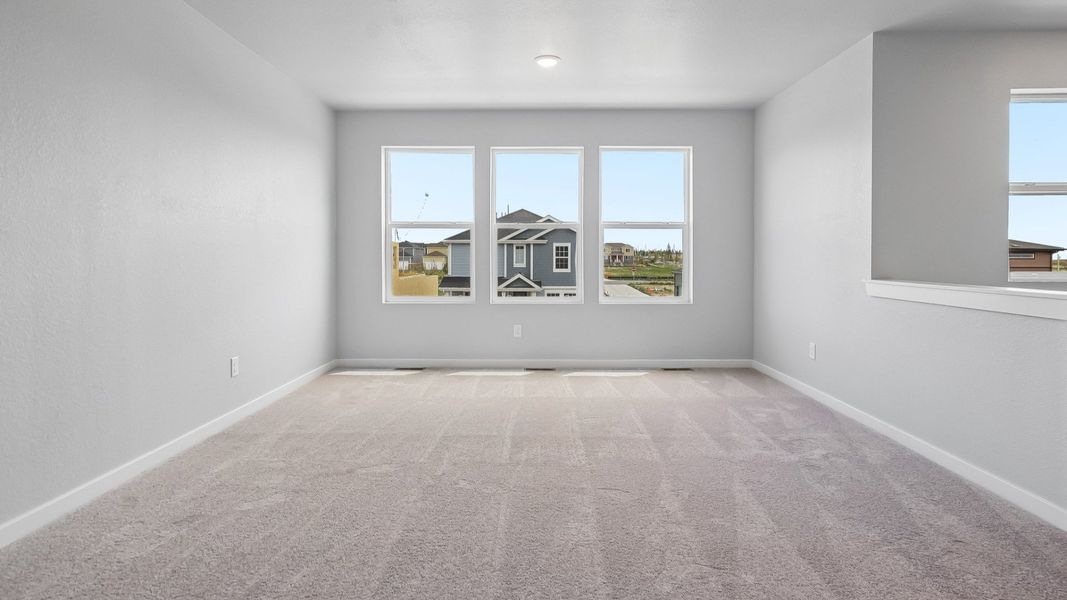 Furnished interior view inside a new home in Windler Townhomes, Aurora (Image 25).