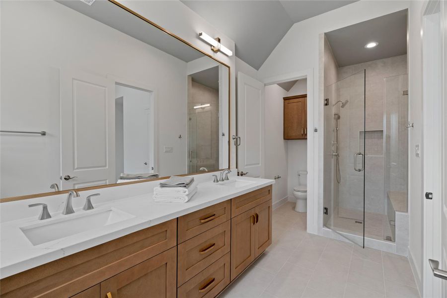 Furnished interior view inside a new home in , Houston (Image 9).