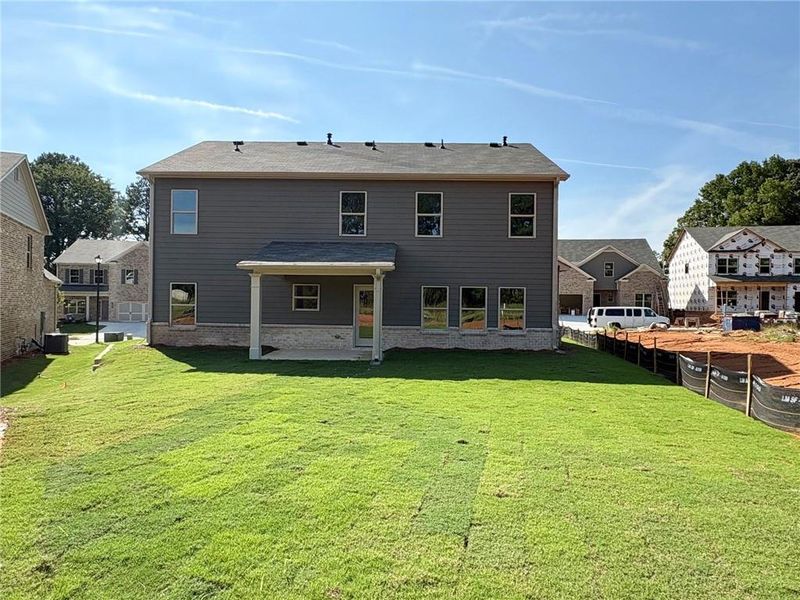 Exterior details and patio area of a home in , Grayson (Image 19).