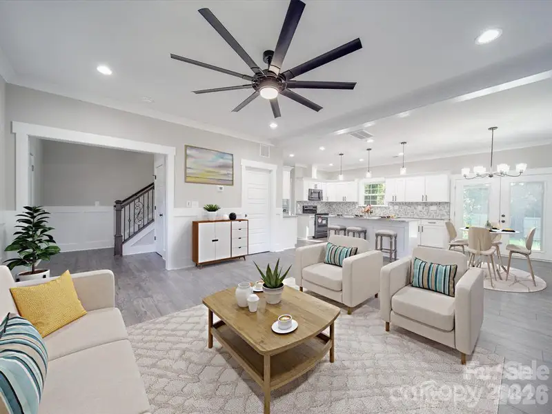 Furnished interior view inside a new home in , Marshville (Image 3).